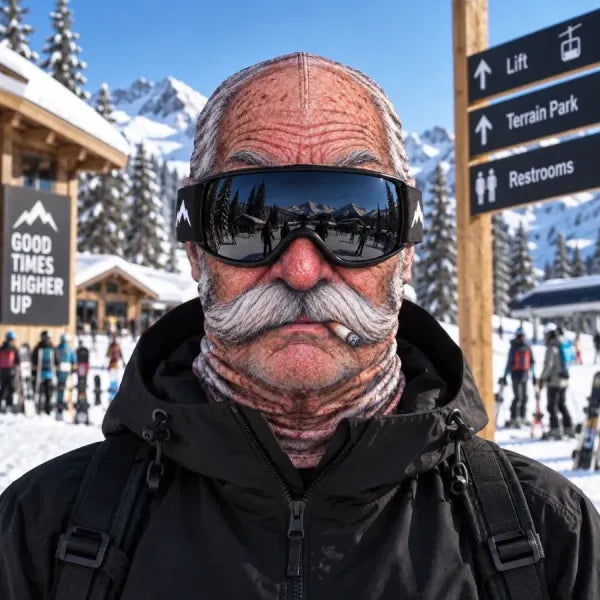 🧣Funny Face Ski Mask❄️ – 🔥Warm German Velvet Fabric for Cold Weather Protection