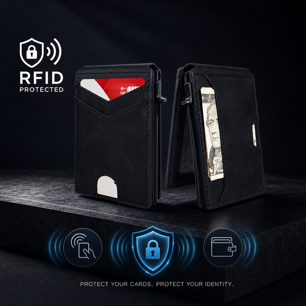 RFID aluminum wallet
